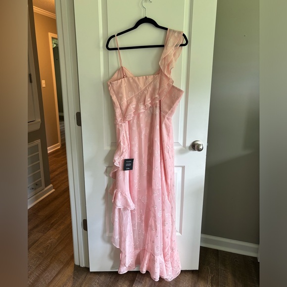 Lulu’s Pink Ruffle Dress - Picture 2 of 3